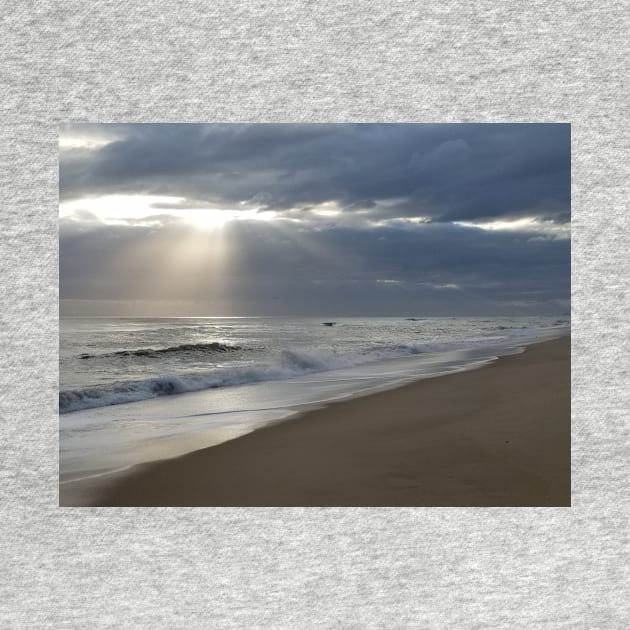 Early morning on the beach at Nags Head, North Carolina Outer Banks. by tgass